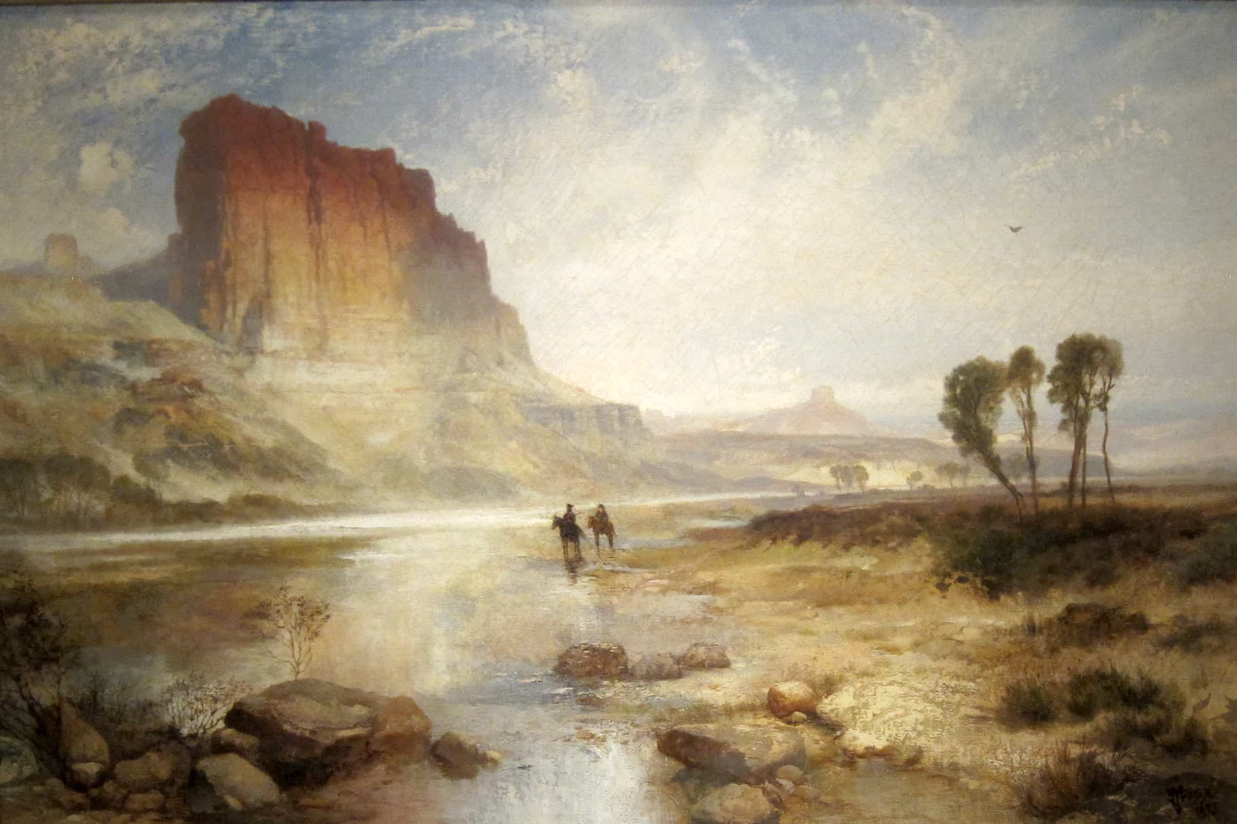 《グリーン川の断崖、ワイオミング州》 トーマス・モラン 1875年